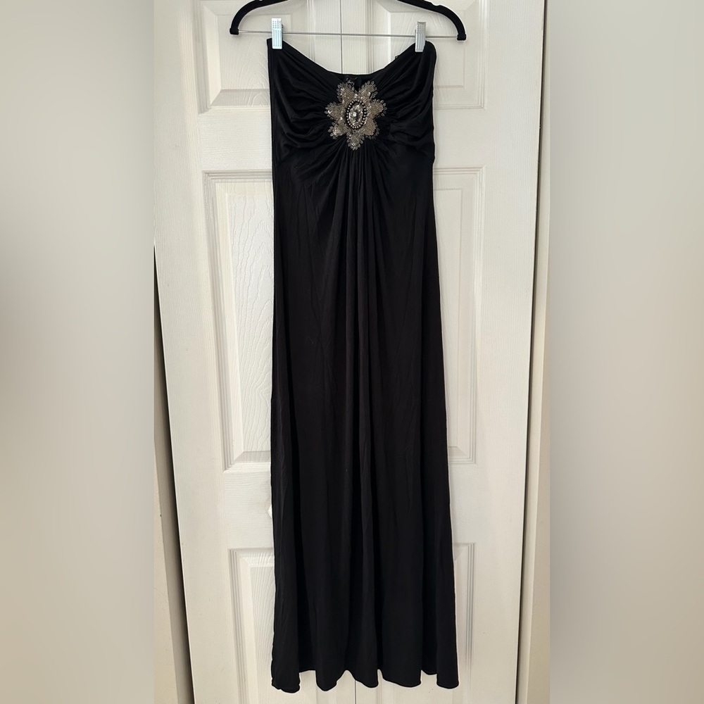 Sky Black Maxi Dress